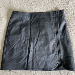 Hollister Leather Skirt